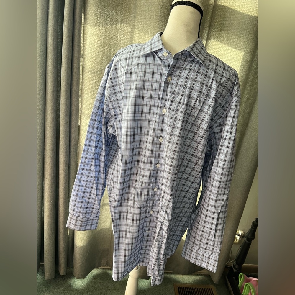 Mens Michael Strahan button down dress shirt